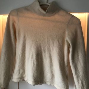 Lands' End Cashmere Mockneck Sweater